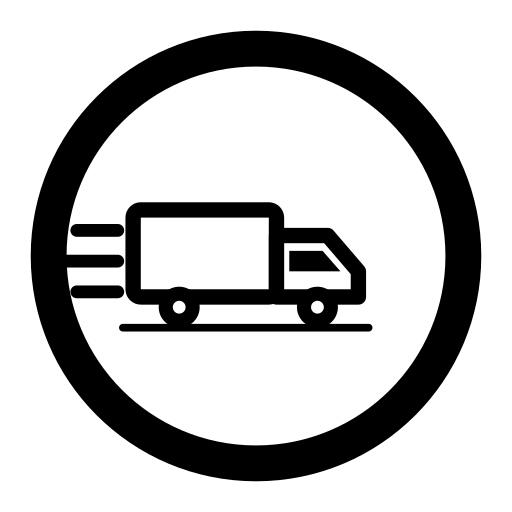 snelheid-icoon-vrachtwagen